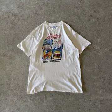 Hanes 헤인즈 80s 싱글 스티치 USA제 프린트 티셔츠
