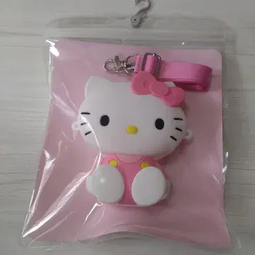 헬로키티 실리콘 파우치 핑크