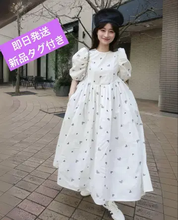 bibiy. EMILY HEART DRESS 당일 발송