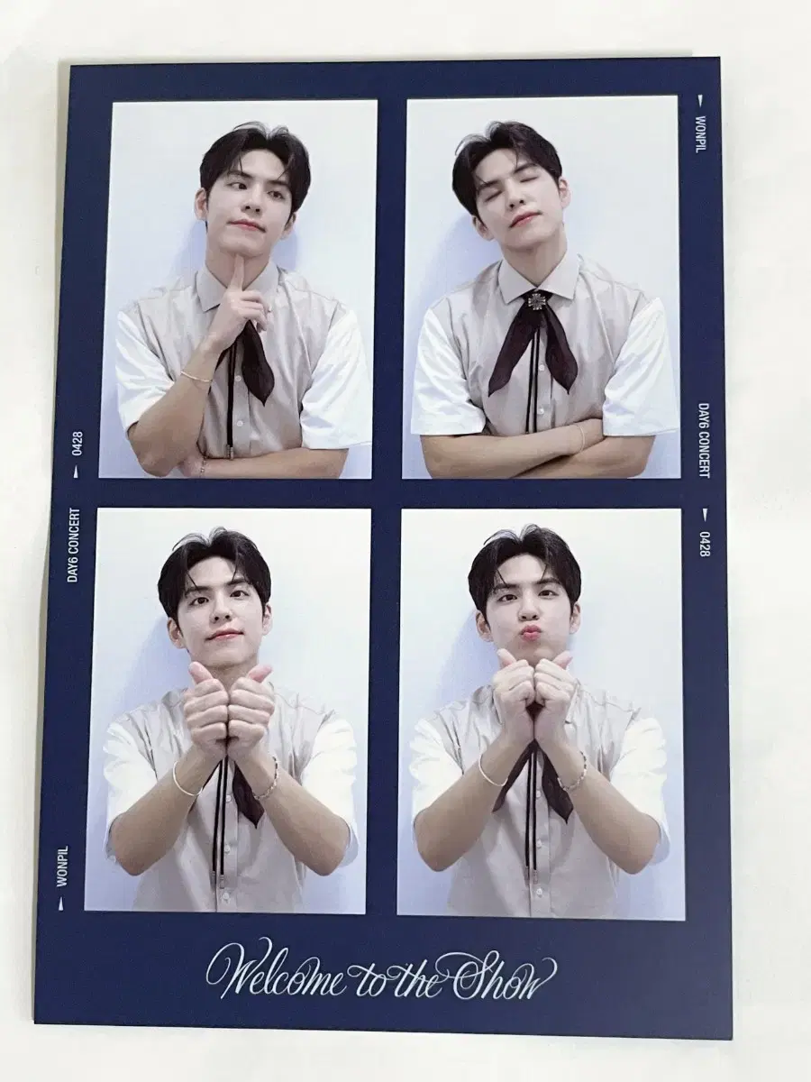 DAY6 Wonpil Cherry Blossom Concert Made Zone Four-Cut Postcard Wellshow Concert