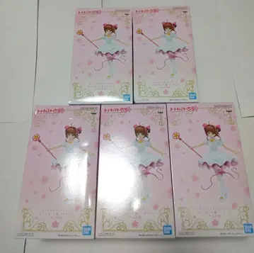 카드캡터 사쿠라 기노모토 사쿠라 5종 피규어