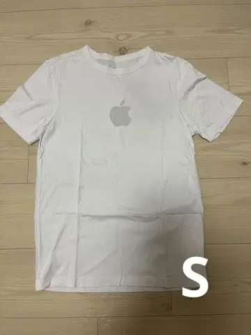 애플 사 iPhone 티셔츠 화이트 S