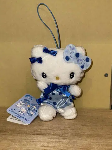 산리오 캐릭터즈 블루 호텔 바캉스 작은 빅 마스코트 헬로키티