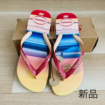 새상품 하와이아나스 비치 샌들 샌들 26cm US8 바다