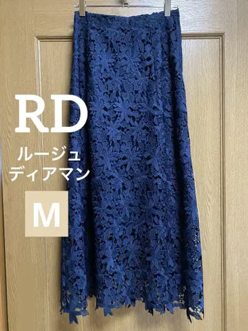 RD Rouge Diamant/케미컬 레이스 롱 스커트