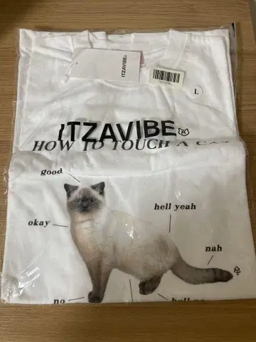 ITZAVIBE CAT 셔츠 L 사이즈
