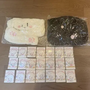 마후마후 슈퍼 고양이로 변신 화이트 블랙 + 캔 세트