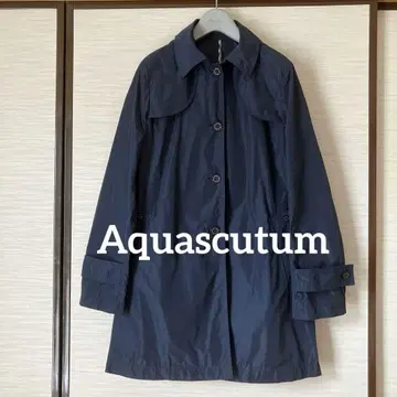 Aquascutum 아쿠아 스큐텀 스프링 코트 네이비 L 사이즈