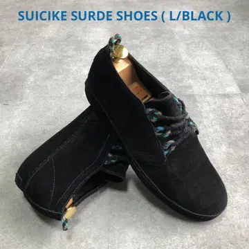 SUICOKE 스웨이드 신발 러버 솔 블랙 스니커즈