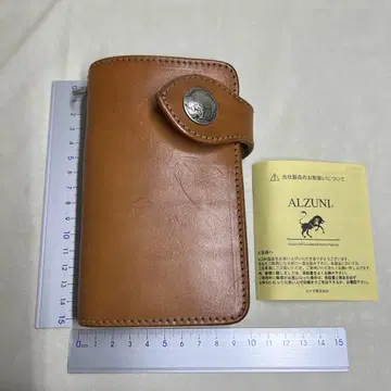 ALZUNI 숏 천연 가죽 지갑