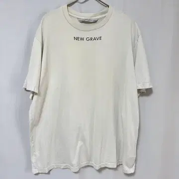 존 로렌스 설리반 Q9 NEW GRAVE 로고 티셔츠 L 화이트