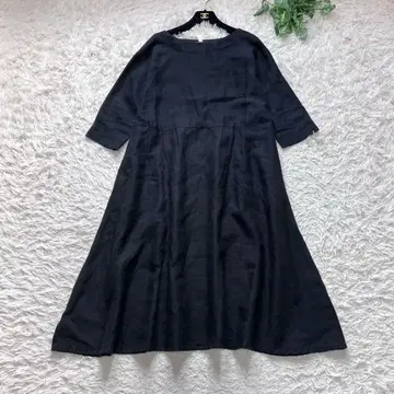 콘제페이 에어 아두이트리스테스 린넨 100% 셔츠 원피스 블랙