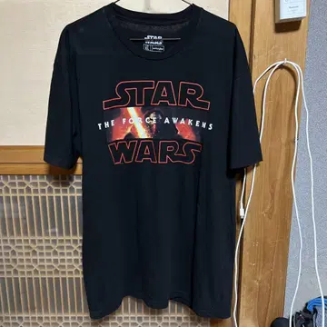 STAR WARS THE FORCE AWAKENS 티셔츠 XL 블랙