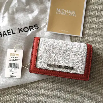 새상품 마이클코어스 MICHEAL KORS 레드 키케이스