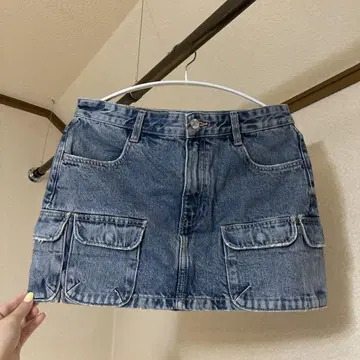 자라 데님 스커트