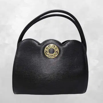 하나에모리 HANAE MORI 서클 로고 가죽 핸드백