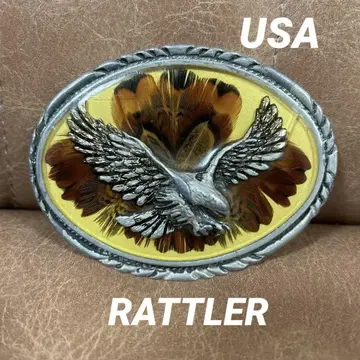 USA제 RATTLER 래틀 eagle 버클 매 빈티지