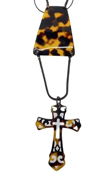 Jean Paul Gaultier 고티에 크로스 목걸이