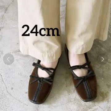 Le Talon 더블 리본 발레리나
