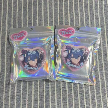 앙스타 세나 이즈미 GIRA 데코 하트 캔뱃지 미개봉 2개 세트