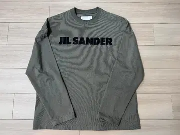 JILSANDER 긴팔 로고 티셔츠 S 질 샌더 새상품급 롱T