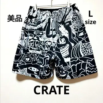 새상품급 CRATE 크레이트 농구 팬츠 하프 팬츠 L