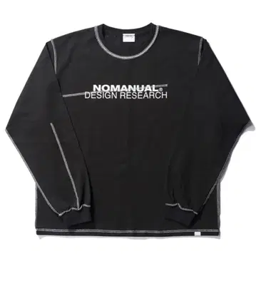 NoManual 노매뉴얼 롱 T 셔츠 긴팔 정우