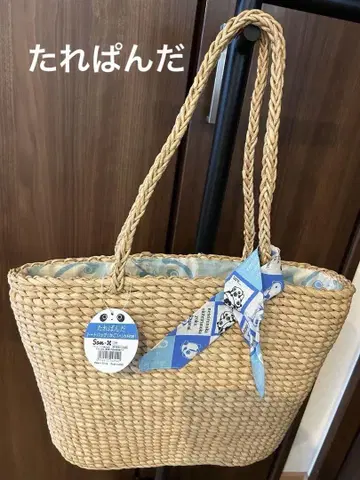 레어 새상품 택 포함 타레판다 백 바스켓 백 손수건 포함