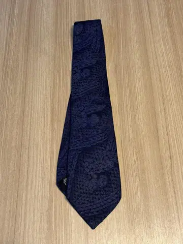 ETRO 네이비 패턴 넥타이