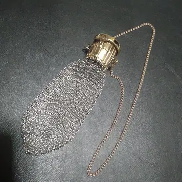 새상품 체인 메일 코인 케이스 VINTAGE 실버 동전 지갑 영국