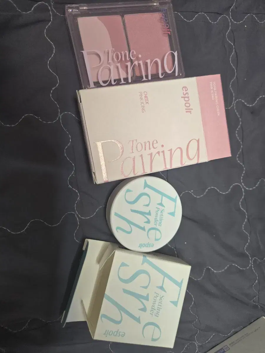 (New) Espoir Tone Paring Cheek Pink Icing + Powder Mini
