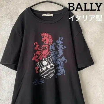 BALLY 발리 반팔 티셔츠 이탈리아제 로고 블랙