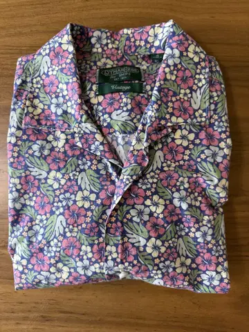 GITMAN BROS for SHIPS 플라워 패턴 반팔 셔츠
