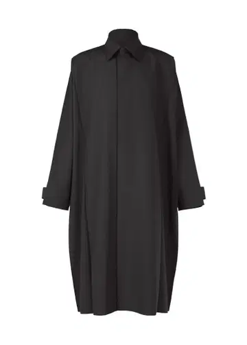 ISSEY MIYAKE IM MEN FLAT 오징어 코트 블랙 사이즈 2