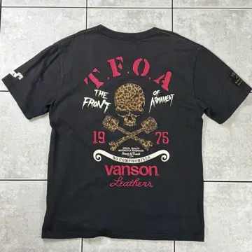 VANS ON T.F.O.A CROWS SKULL 레오파드 퍼