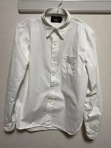 RRL 화이트 긴팔 셔츠