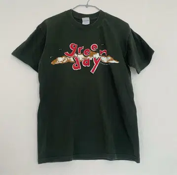 90s Green Day Dookie 티셔츠 밴 티셔츠