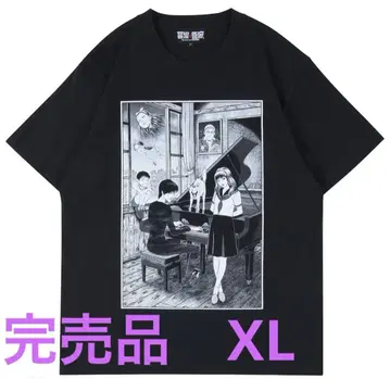 이토 준지/섬뜩한 음악실 티셔츠 XL