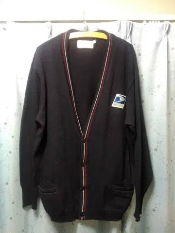 USPS 네이비 가디건 2XL