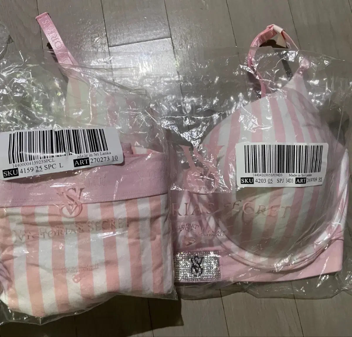 Victoria's Secret Bra Shine Patch 34DDD New