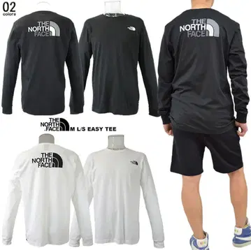THE NORTH FACE 롱 슬리브 티셔츠 TNF BLACK
