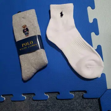Ralph Lauren 양말 세트 그레이 화이트