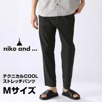 niko and ... 테크니컬 쿨 스트레치 팬츠 M 사이즈 블랙