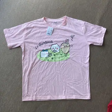 치이카와 (먼작귀) 티셔츠 꽃 화관