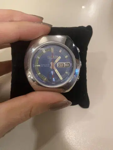 시티즌 크로노그래프 첫 번째 오토매틱 자동 감기