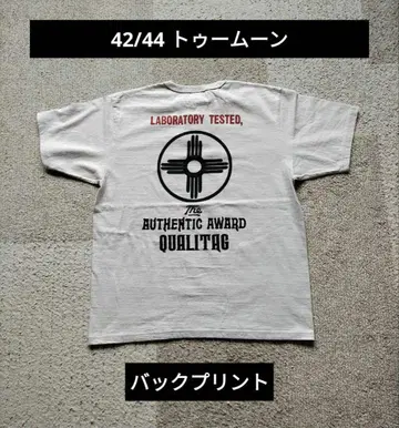 42/44 투문 twomoon 백 프린트 반팔 티셔츠