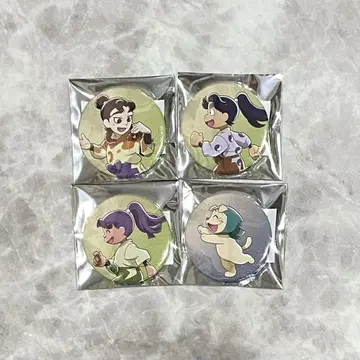 닌자 타마 란타로 모두 함께 걷는 단 캔뱃지 4개 세트
