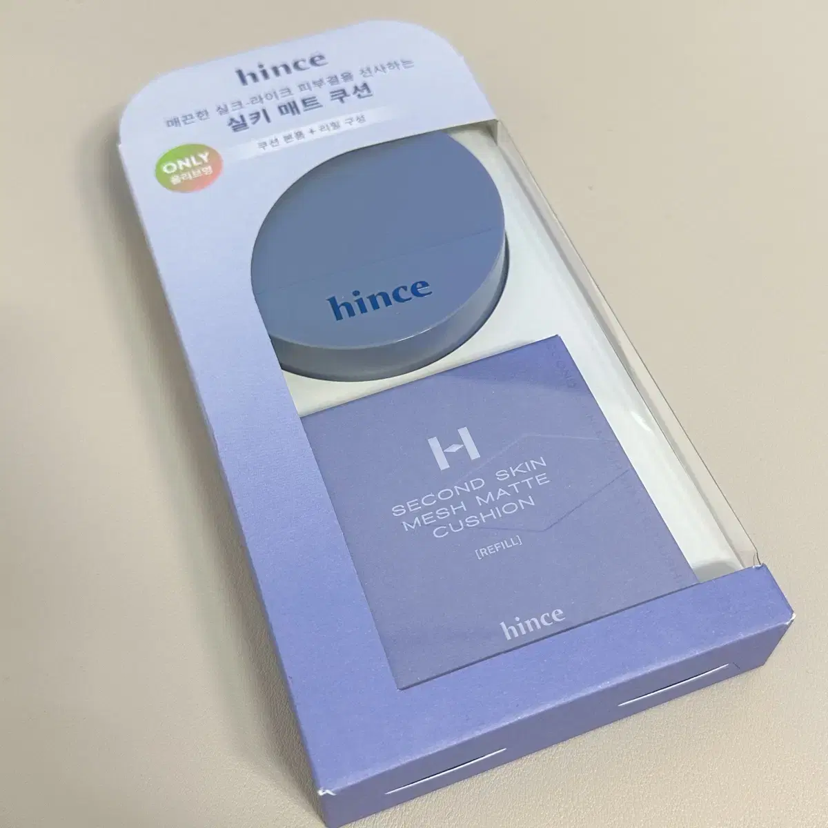 (Sealed) Hince Second Skin Mesh Matte Cushion (Full Size + Refill) 15 Rosy