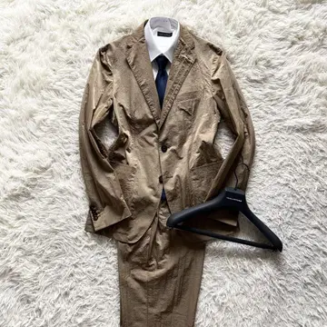 <>TAGLIATORE dakar 카멜 나일론 수트 사이즈 46