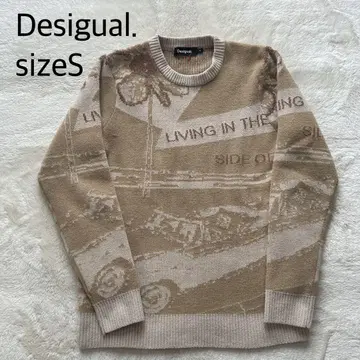Desigual 리빙 인 더 사이드 오브 스웨터 S 사이즈